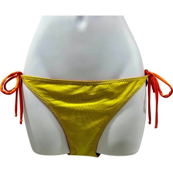 New ColorBlock Reversible Bikini Bottom - Size L | Maui & Sons Side-Tie Hipster - Picture 9 of 14